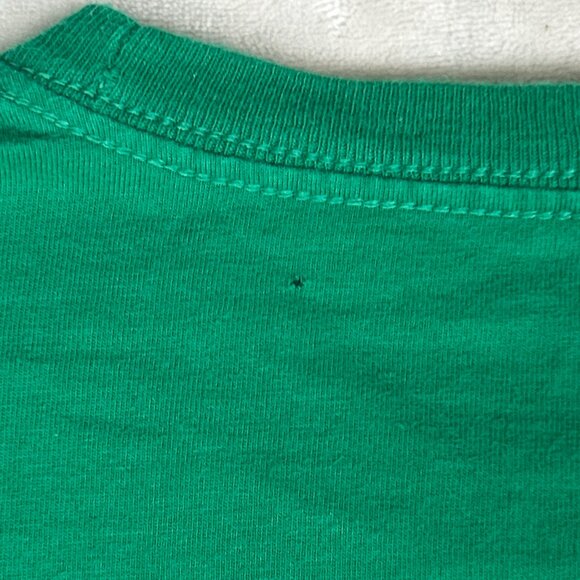 Y2K Element Block Print Grunge T-Shirt, Size Large - Picture 2 of 10